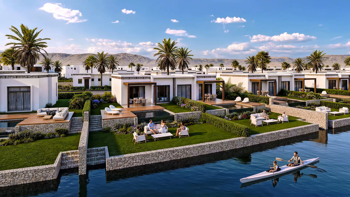 Villas mit direktem Wasserzugang in Omans Süden Salalah - direkt am Meer – Ansicht 1