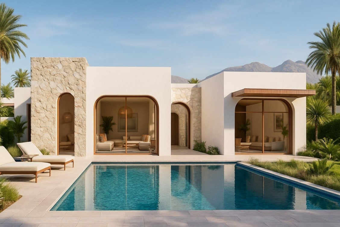 Olive Farm Villas unweit Muskat - direkt am Meer – Olive Farms - Minimalistischer Stil (Upgrades)