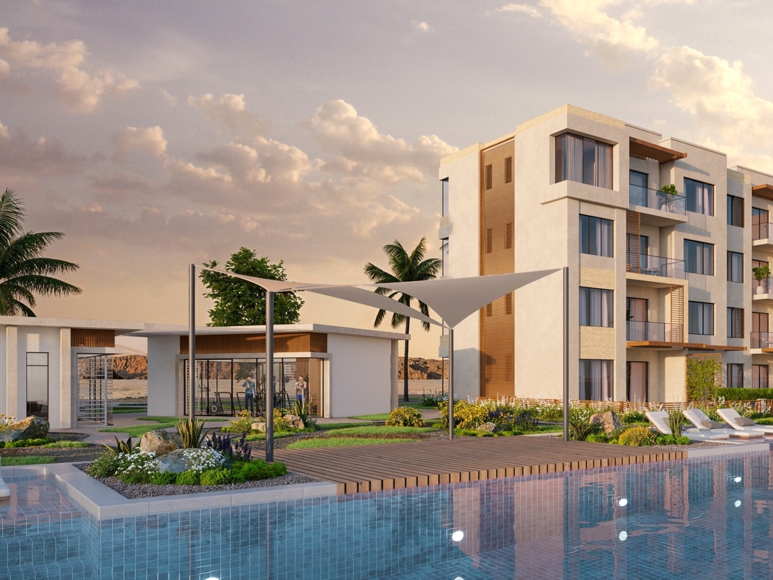 3-Zimmer-Apartments unweit Maskat - direkt am Meer – Außenansicht 3