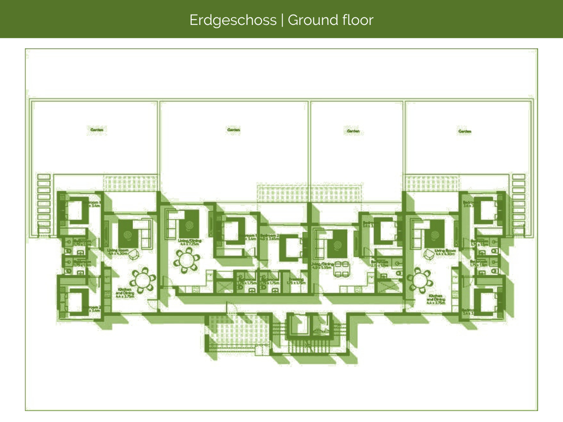 3-Zimmer-Apartments unweit Maskat - direkt am Meer – Erdgeschoss | Ground floor