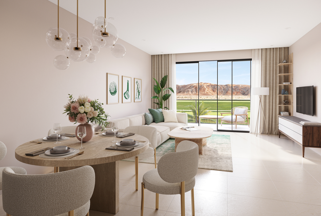 3-Zimmer-Apartments unweit Maskat - direkt am Meer – 3-Zi-Apartment Wohnen 1