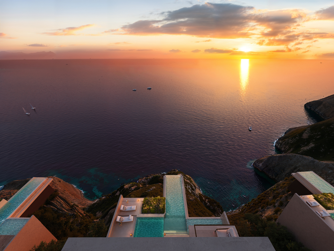 Oceanfront Villas bei Maskat – Interieur von FENDI Casa – 130 m über dem Meer – Oceanfront Villa Meerblick 2