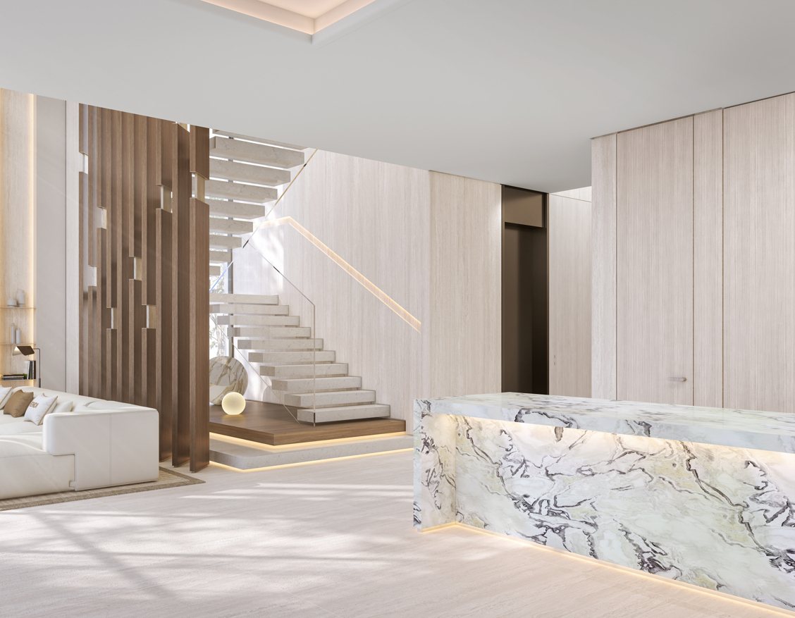 Oceanfront Villas bei Maskat – Interieur von FENDI Casa – 130 m über dem Meer – Oceanfront Villa | Interior FENDI Casa