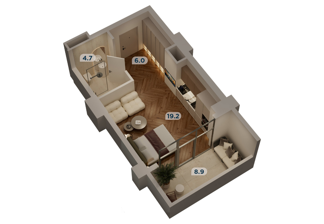 Presale am 24.10.26: 1-4-Zimmer-Apartments mit attraktiven Konditionen – Studio 3D