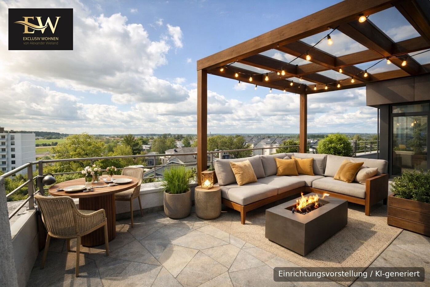 Terrasse 2 von 2 mit KI generierter Möbelstellung