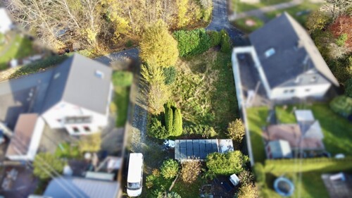 Luftaufnahme der Rückansicht