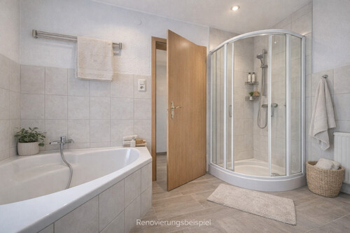 Badezimmer EG Renovierungsbeispiel