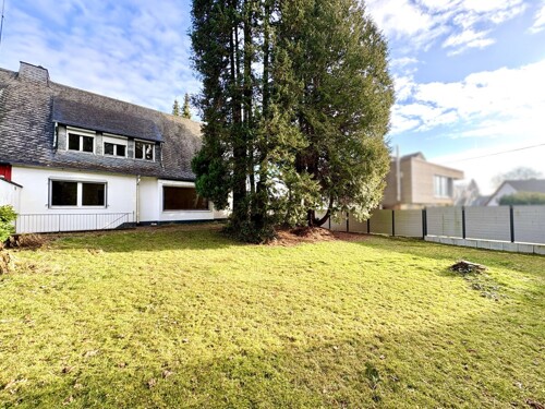 Rückansicht mit Garten