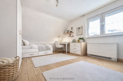 Schlafzimmer DG Renovierungsbeispiel