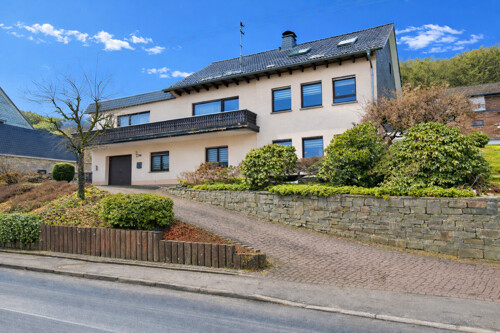 Frontansicht mit Einfahrt