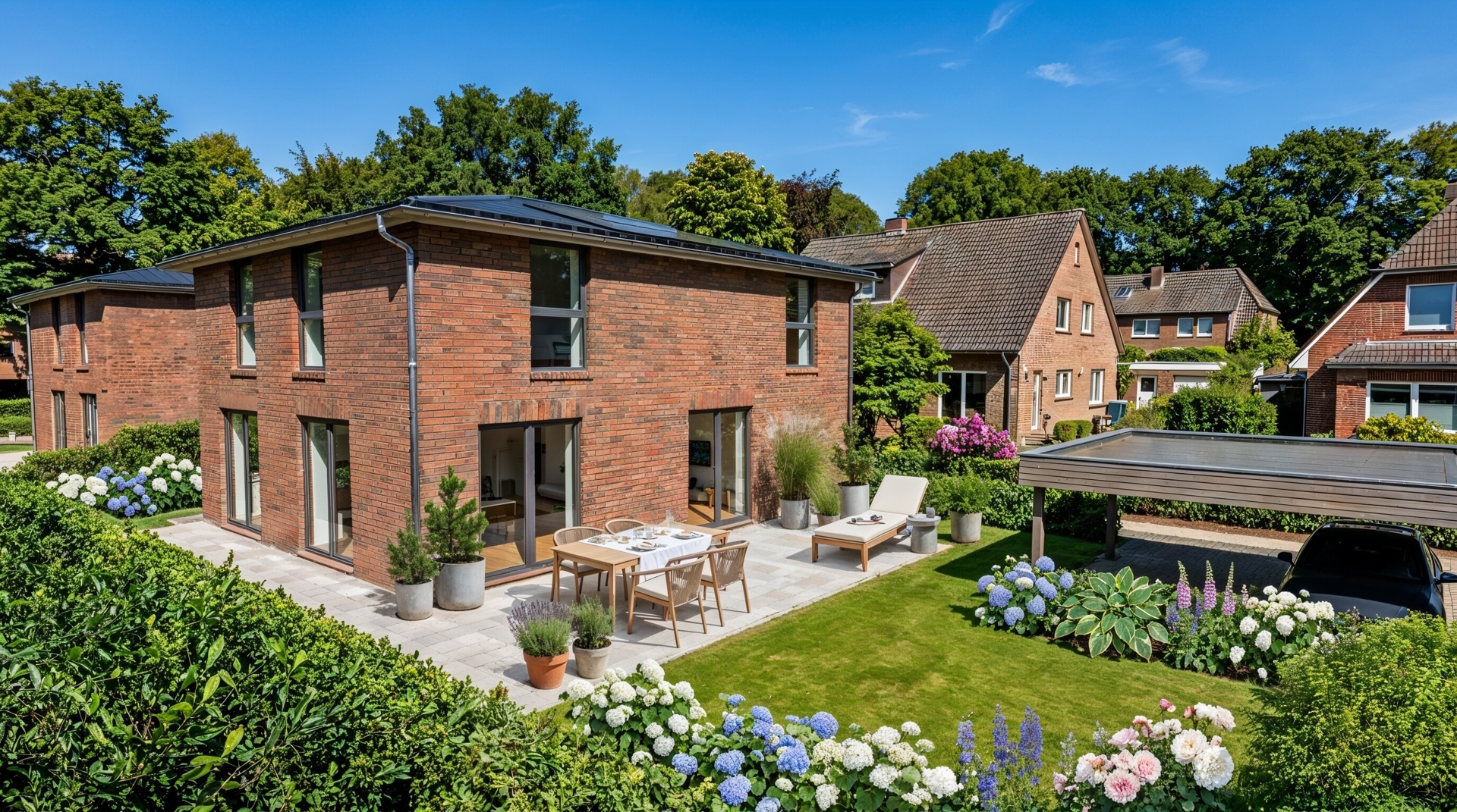 Moderne Doppelhaushälfte im Verbund in Poppenbüttel (TF1)