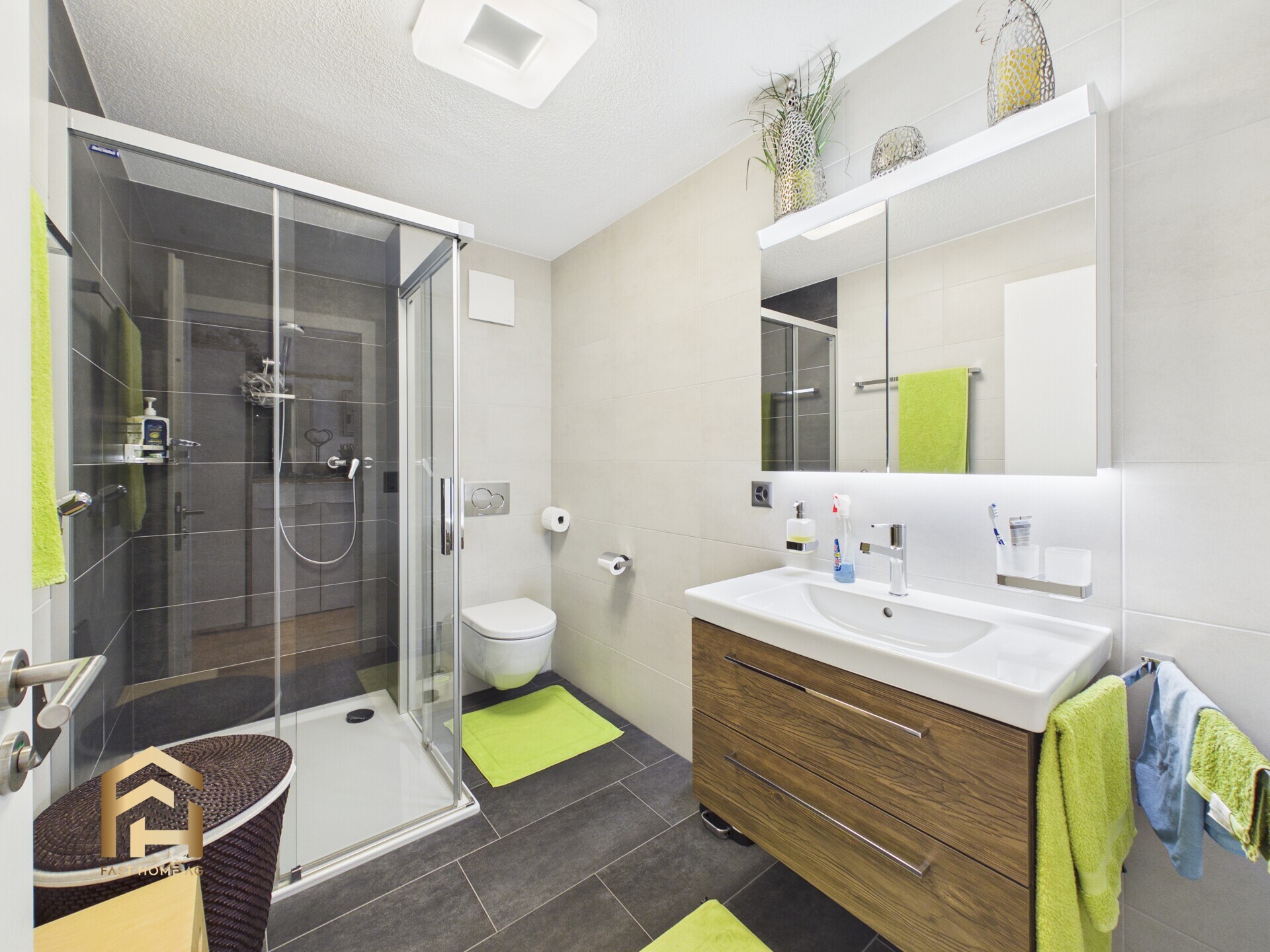 Duplex - untere Ebene - Badezimmer