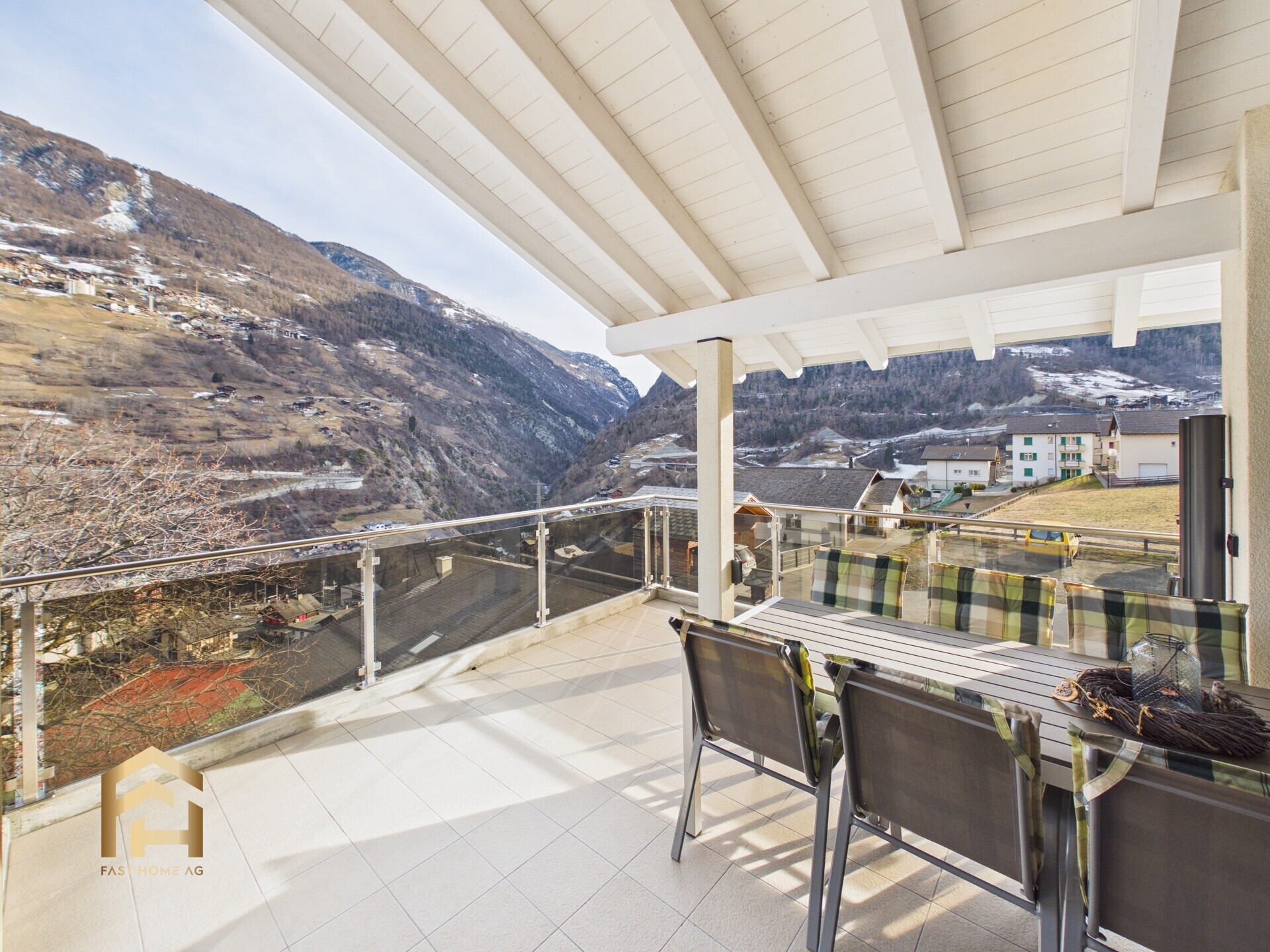 Duplex - untere Ebene - Balkon