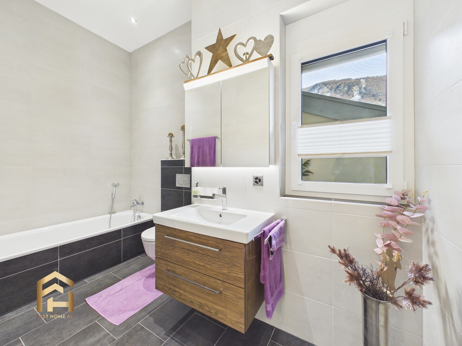 Duplex - obere Ebene - Badezimmer