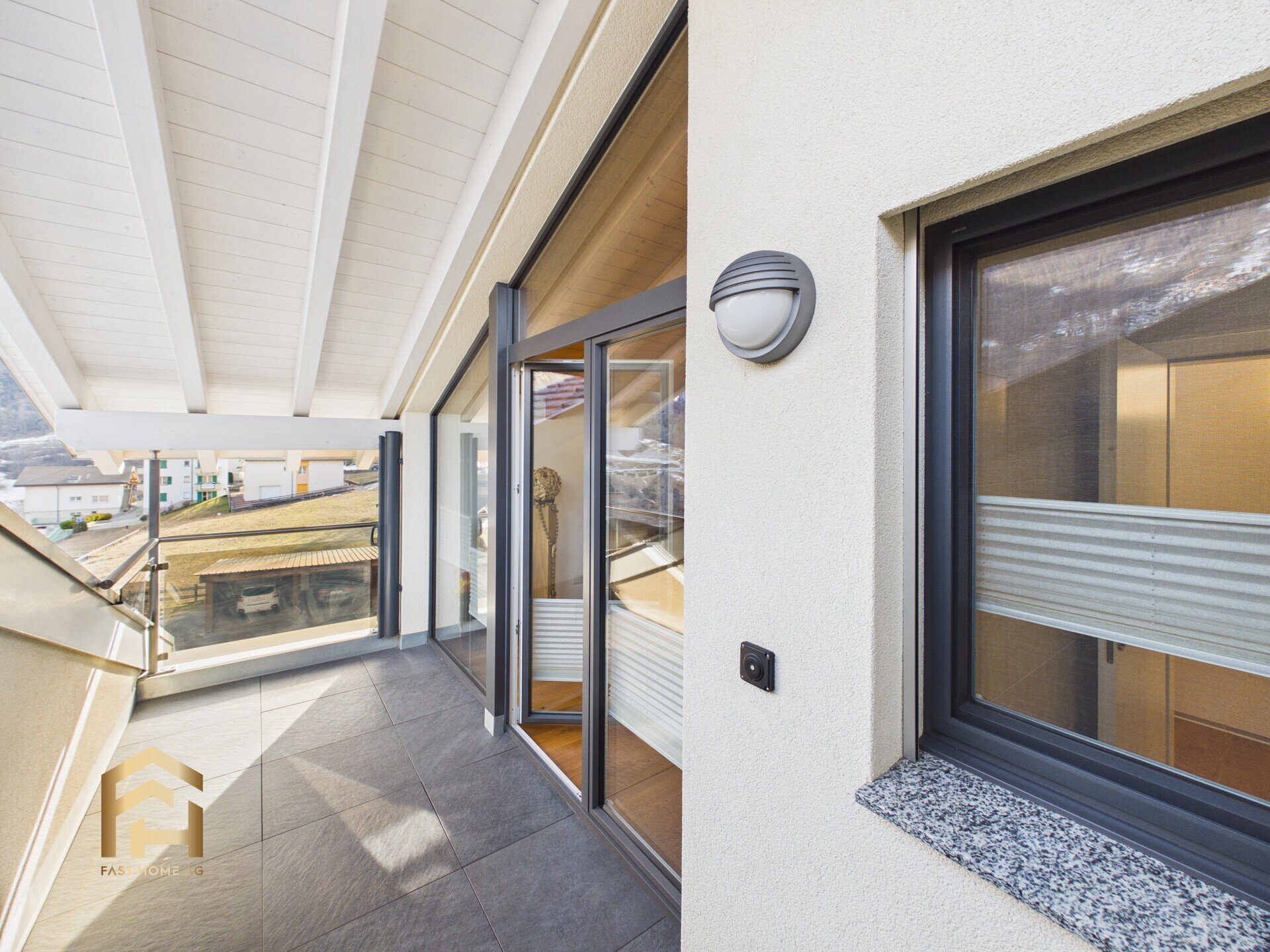 Duplex - obere Ebene - Balkon