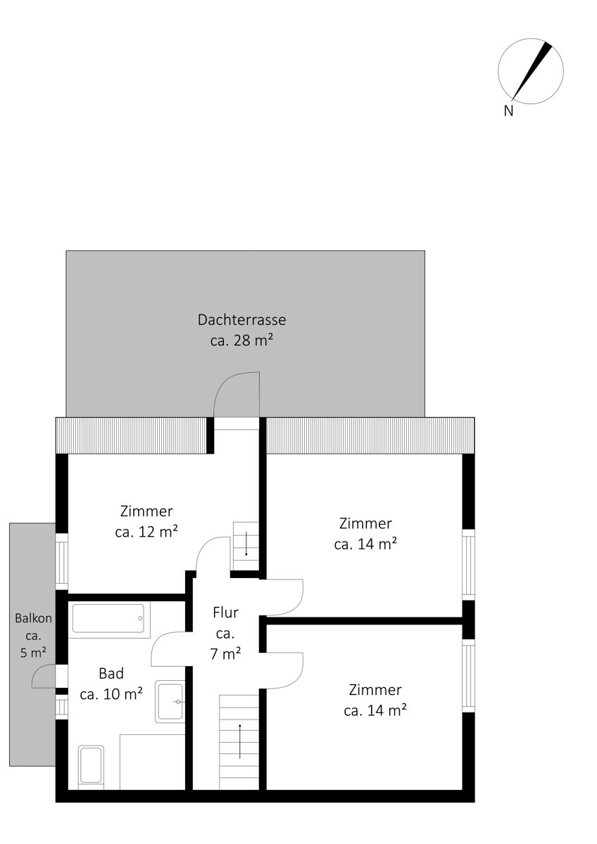 Dachgeschoss Variante
