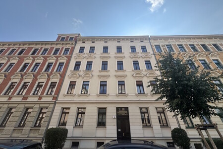 Schicke Wohnung in Gohlis mit Blick 
ins Grüne!