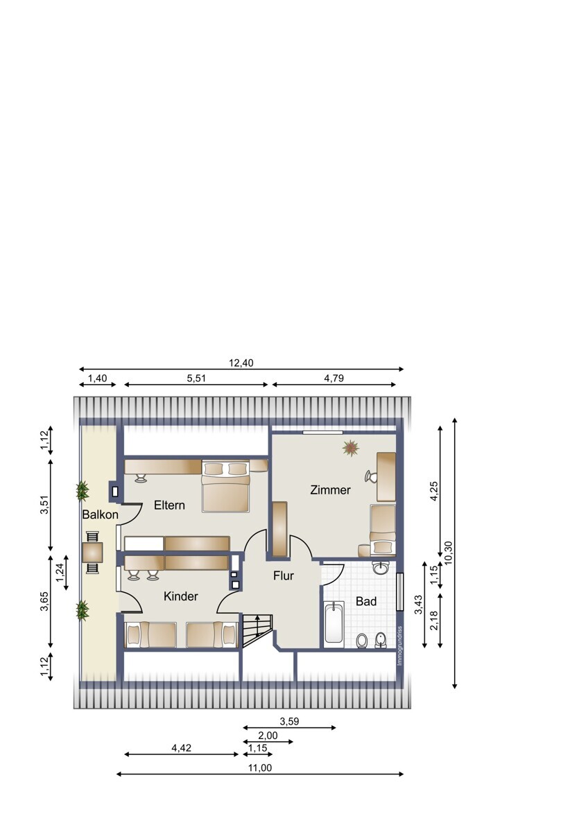 Grundriss OG