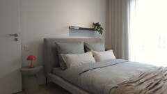 Ausstattungsbeispiel Schlafzimmer, Musterwohnung Schwesterprojekt