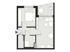 Grundriss Wohnung A1 (unverbindlich)