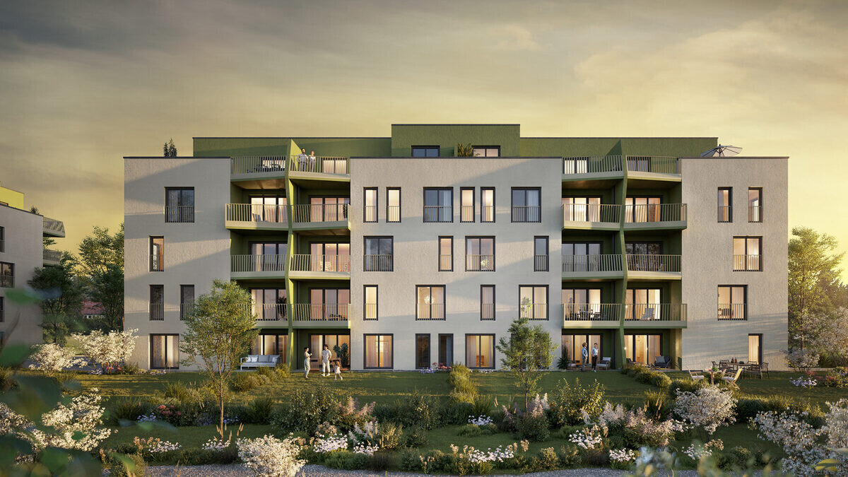 Schönegarten Crailsheim: 3-Zimmer-Neubauwohnung mit Aufzug und Balkon, Bild 1 von 8