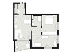 Grundriss Wohnung B10 (unverbindlich)