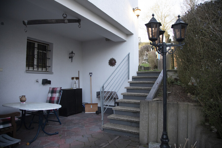 Platz für zwei Generationen: freistehendes Haus mit Panoramablick in Hagen-Haspe – Außenbereich