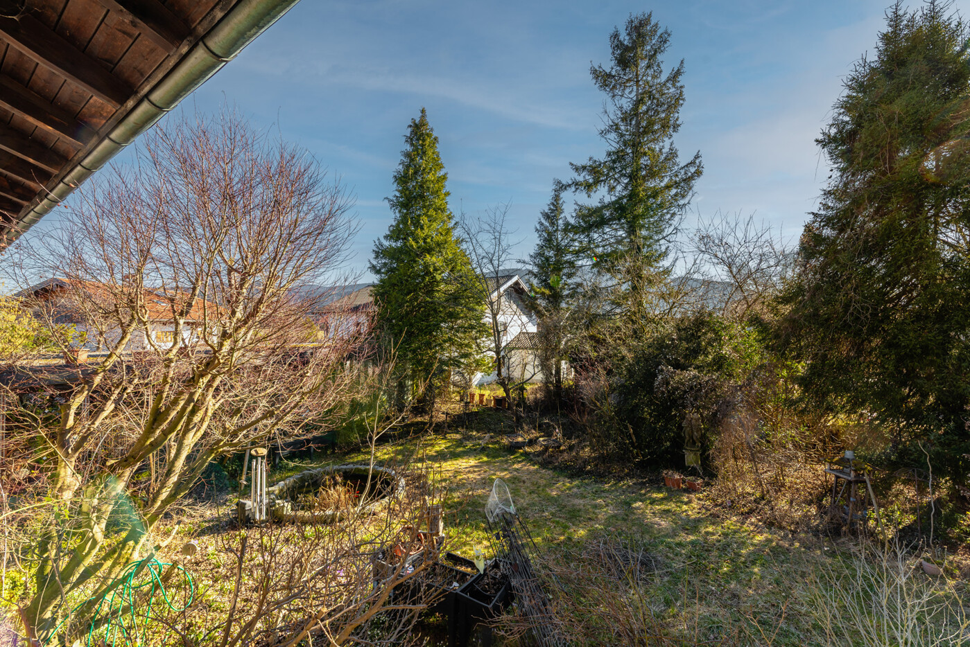 Ausblick vom Balkon