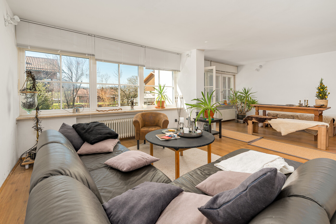 Wohnzimmer und Essbereich