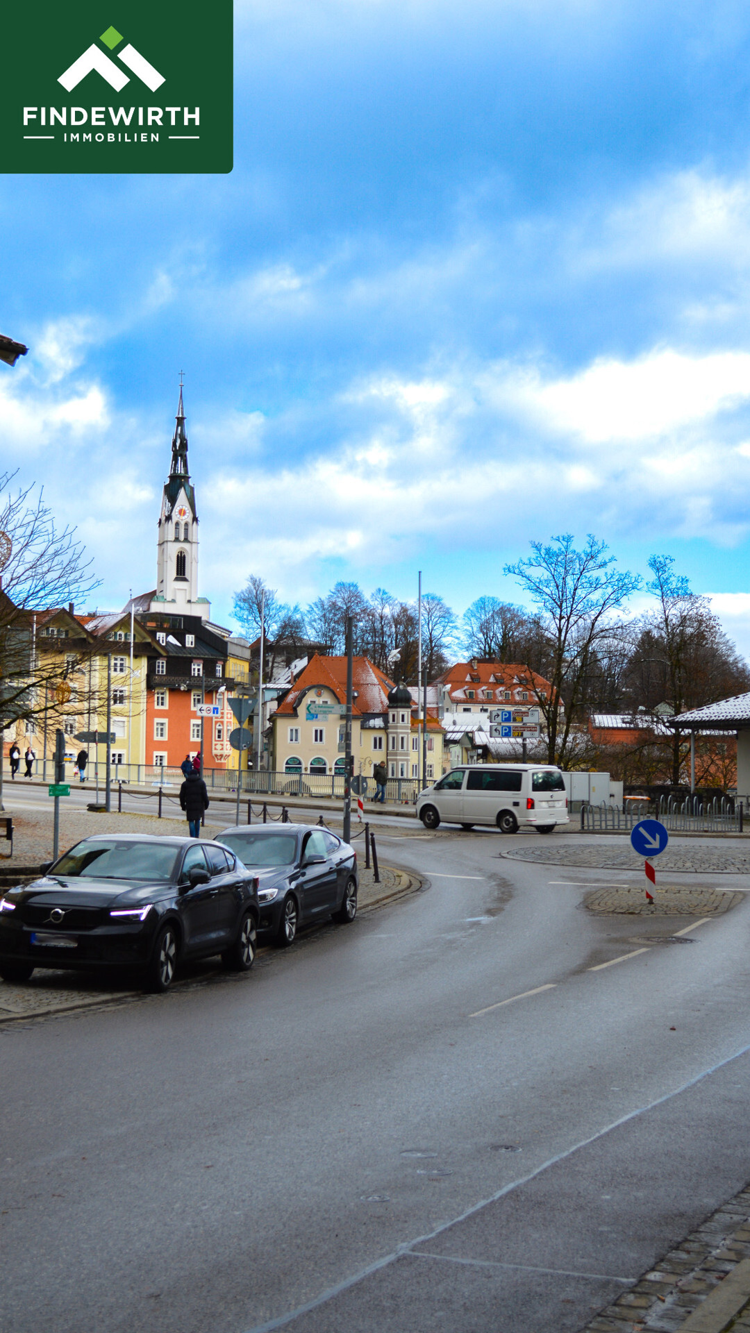 Aussicht auf die Altstadt von Bad Tölz