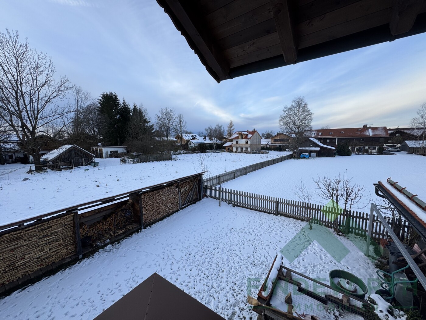 Blick vom Balkon