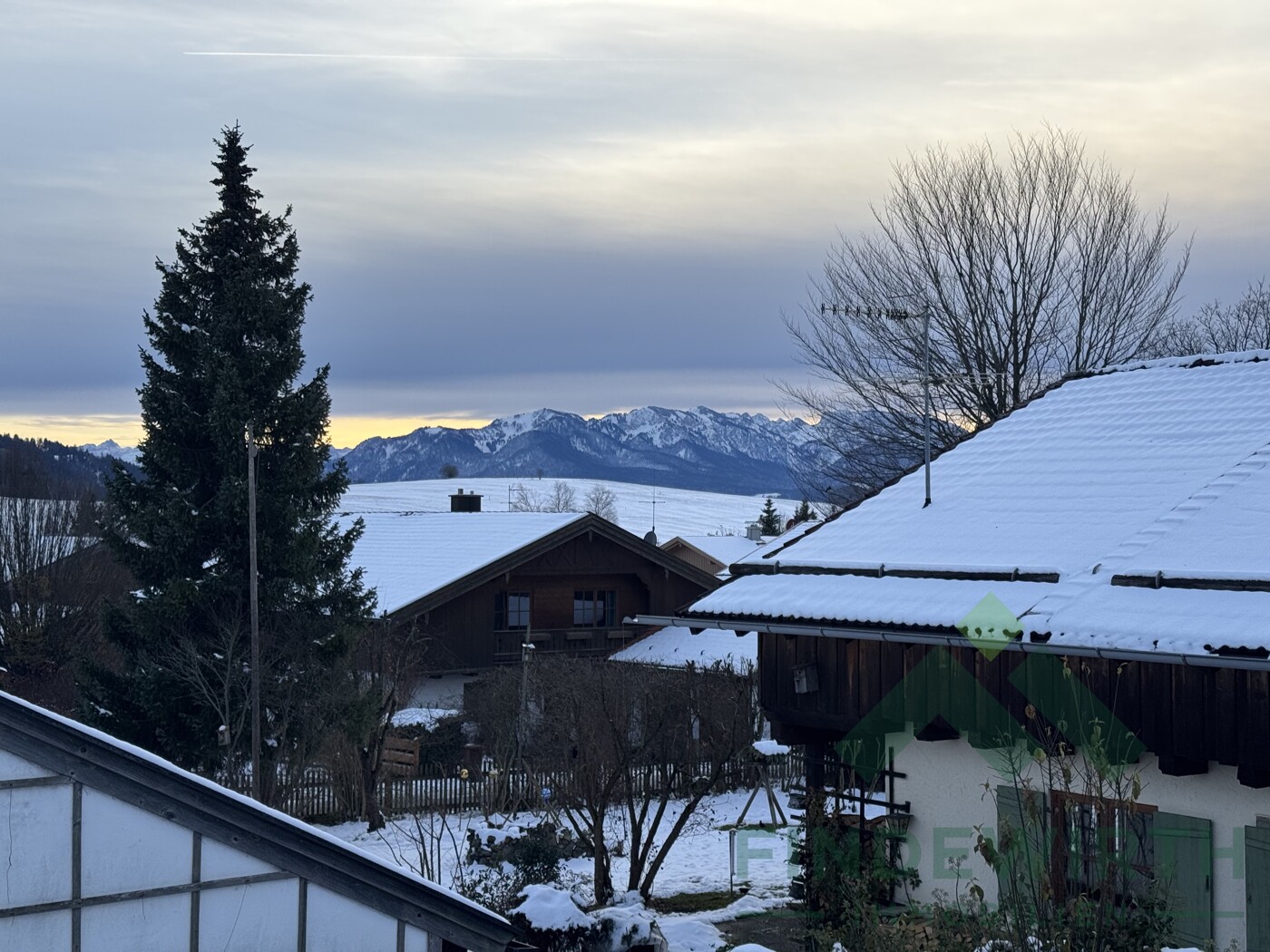 Blick vom Westbalkon ins Karwendel