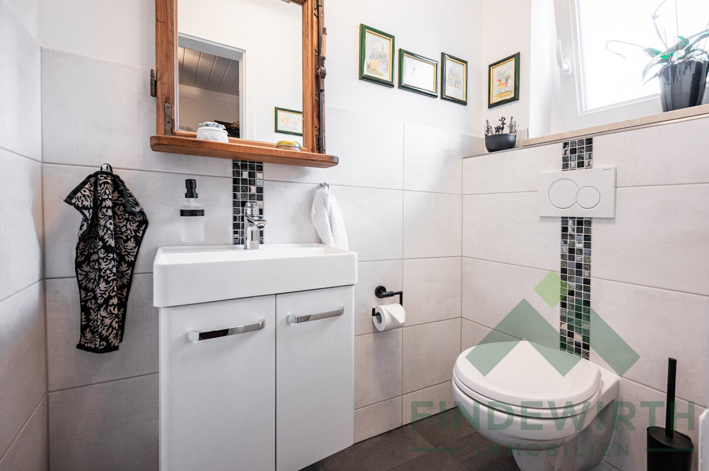 Renoviertes Gäste WC