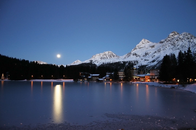 Arosa-Obersee-Mond