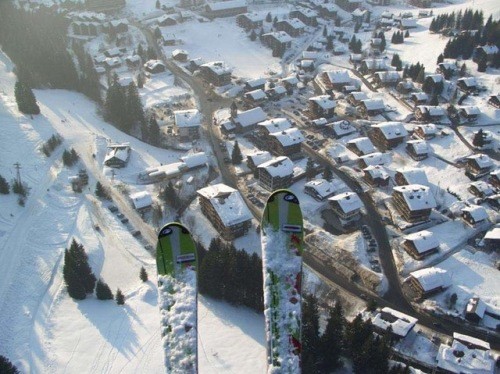 View of Morgins