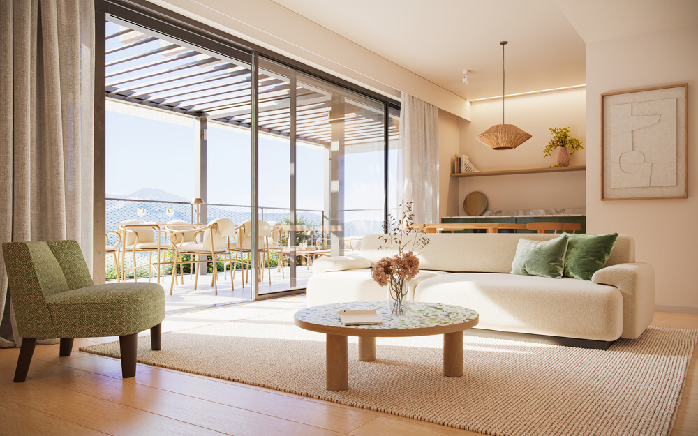 Living Room - Apt. 15.307 - Olivo - Giardino