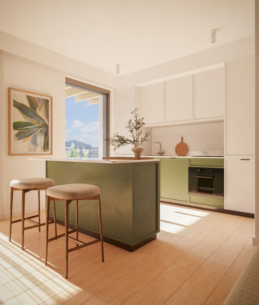 Kitchen - Apt. 12.302 - Olmo - Giardino