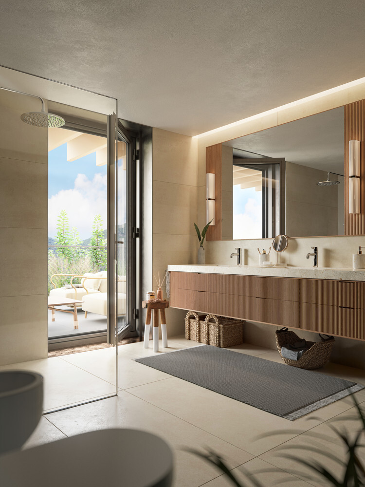 Master Bathroom - Apt. 12.302 - Olmo - Giardino