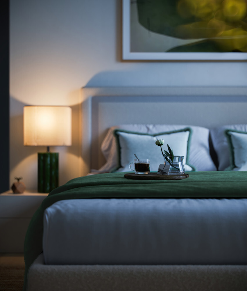 Master Bedroom Detail - Apt. 12.302 - Olmo - Giardino
