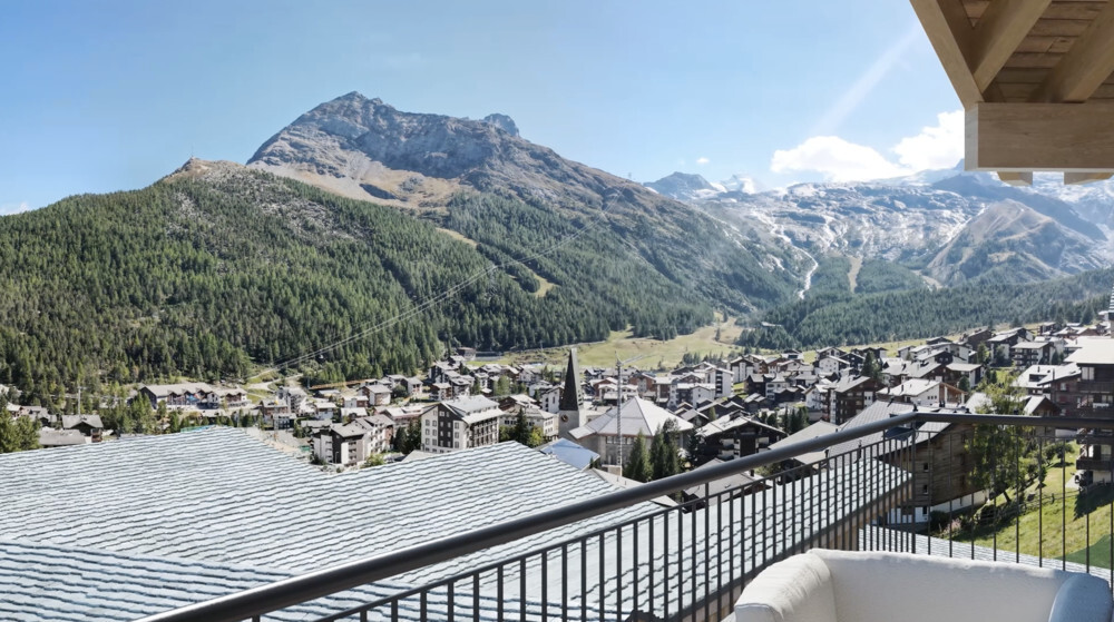 Saas-Fee - View from balcony