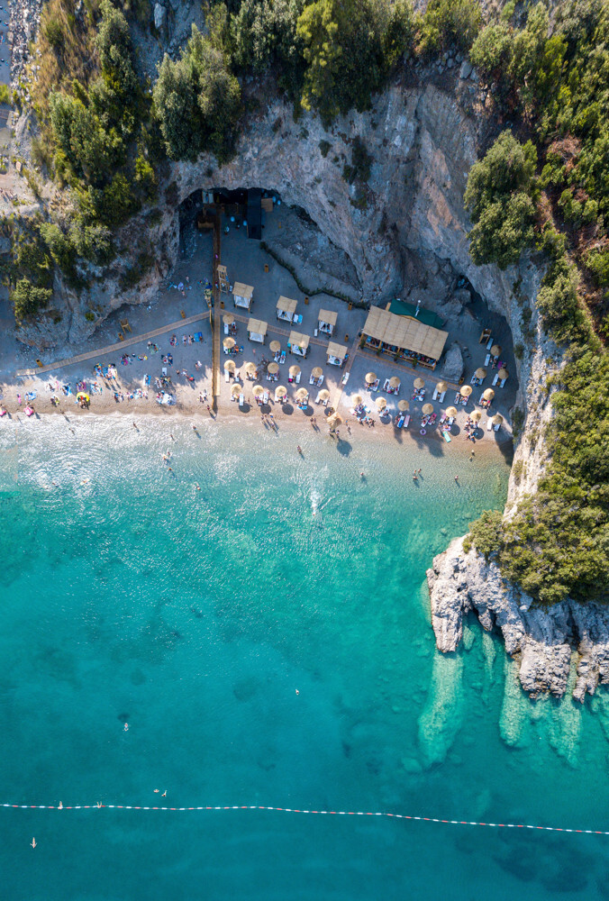 Lustica_bay_beach