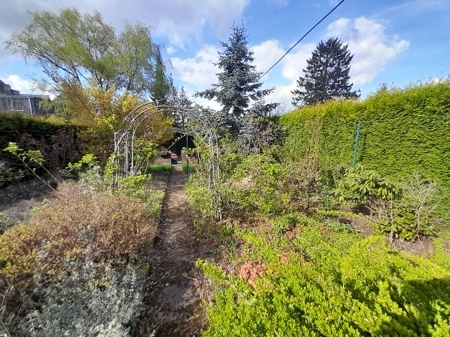 Garten mit Blick zur Gartenhütte