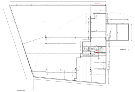 Grundriss Untergeschoss