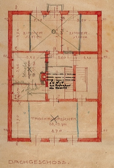 Grundriss Dachgeschoss