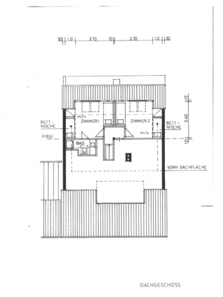 Grundriss Dachgeschoss