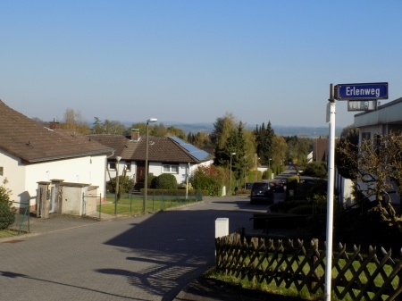 Nachbarschaft mit Aussicht Richtung Sauerland