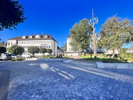 Ausblick auf das Rathaus Balve