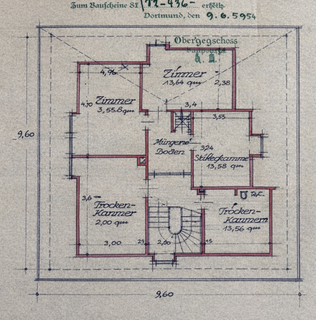 Grundriss Dachgeschoss