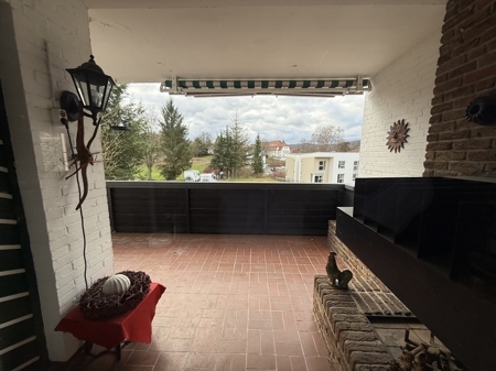 überdachte Terrasse