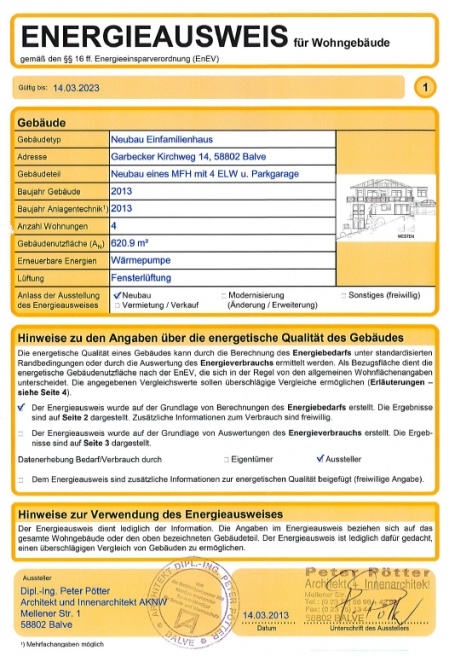 Energieausweis